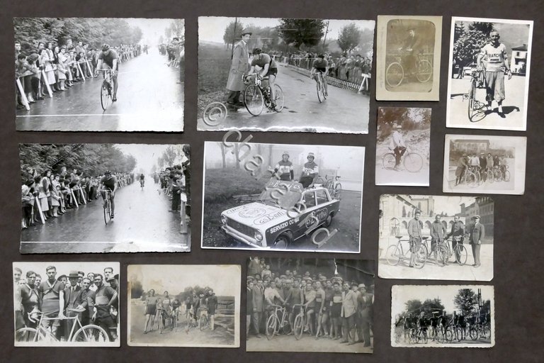 Ciclismo - Lotto 13 fotografie ciclisti varie epoche - anni …