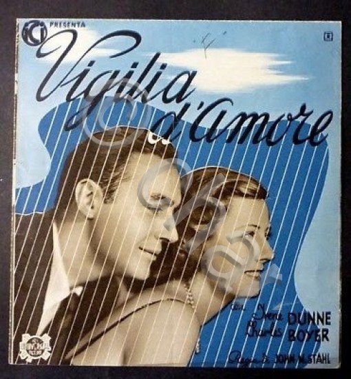 Cinema - Brochure Vigilia D' Amore - 1940 ca.
