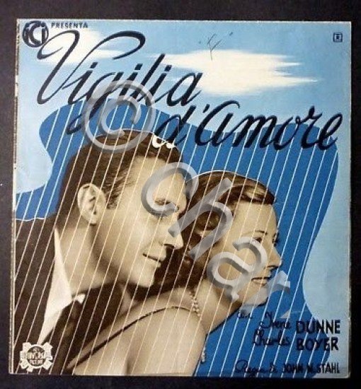 Cinema - Brochure Vigilia D' Amore - 1940 ca.