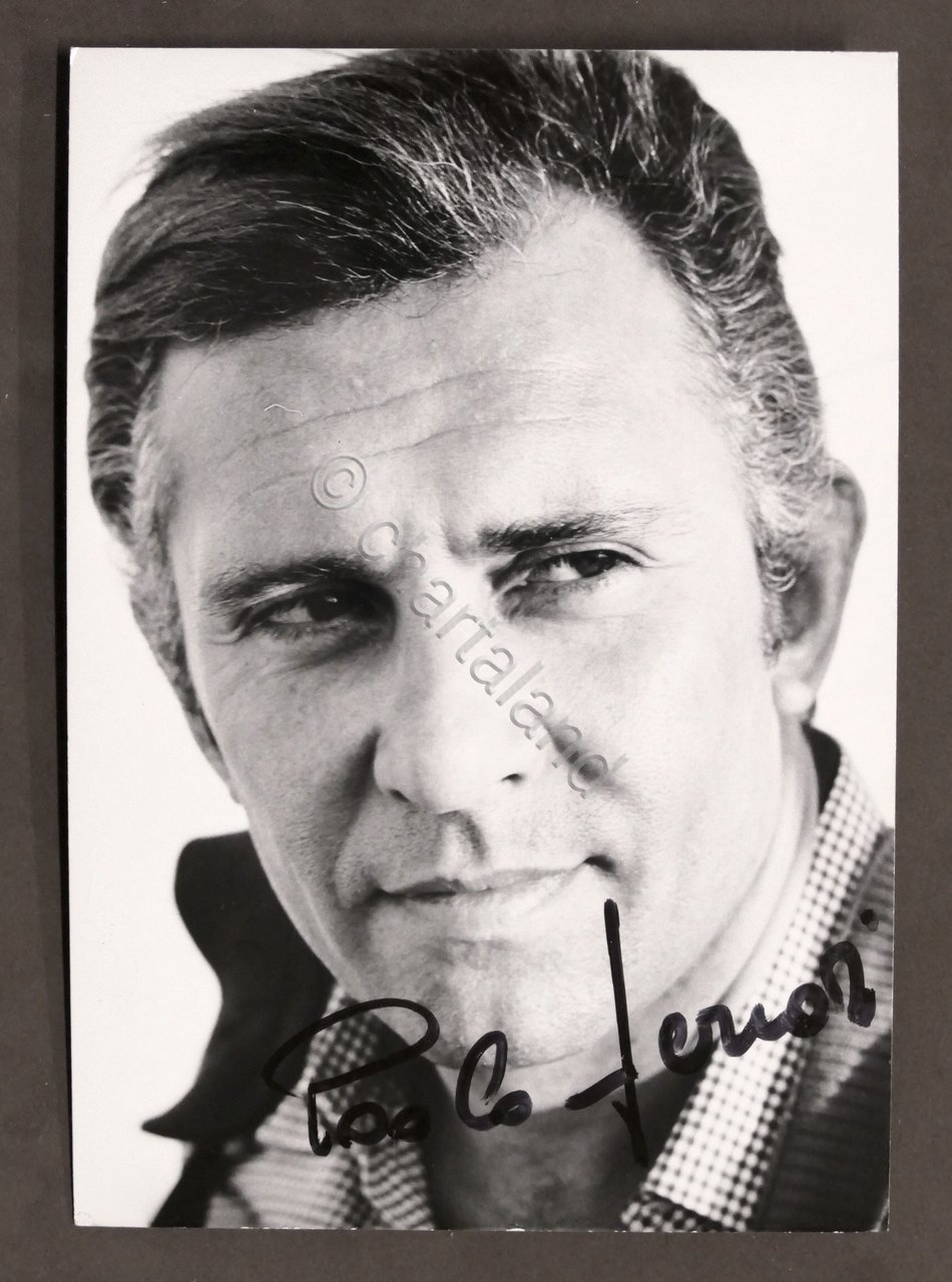Cinema - Televisione Autografo dell'attore Paolo Ferrari - anni '60