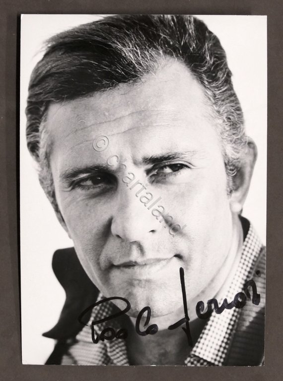 Cinema - Televisione Autografo dell'attore Paolo Ferrari - anni '60