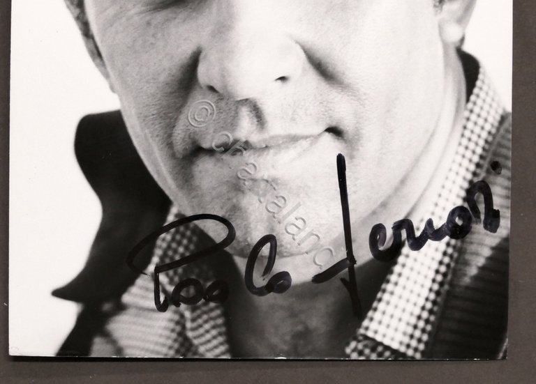 Cinema - Televisione Autografo dell'attore Paolo Ferrari - anni '60