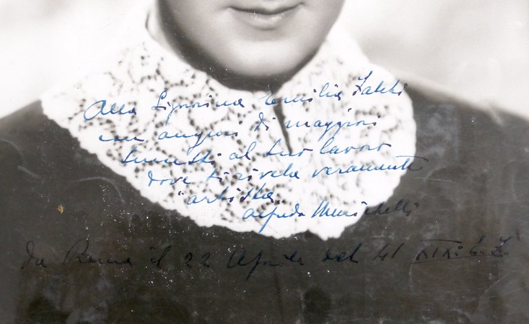 Cinema Teatro - Autografo e dedica dell'attore Alfredo Menichelli - …