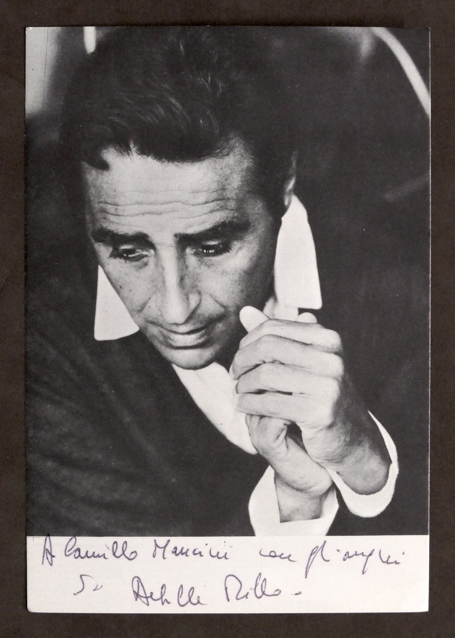Cinema Televisione - Autografo dell'attore Achille Millo - anni '60