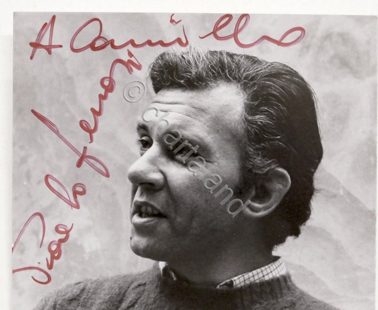 Cinema Televisione - Autografo dell'attore Paolo Ferrari - anni '60