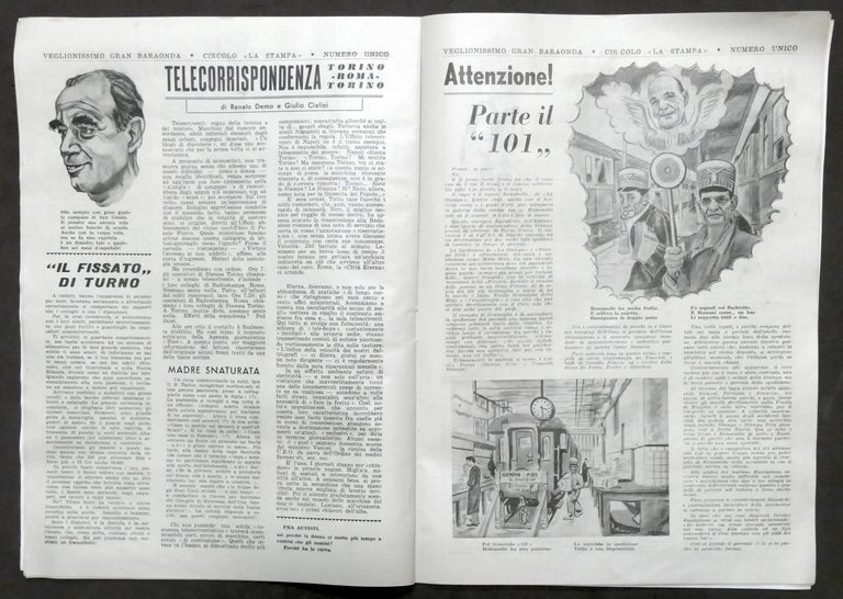 Circolo La Stampa - Torino - Veglionissimo Gran Baraonda 1955 …