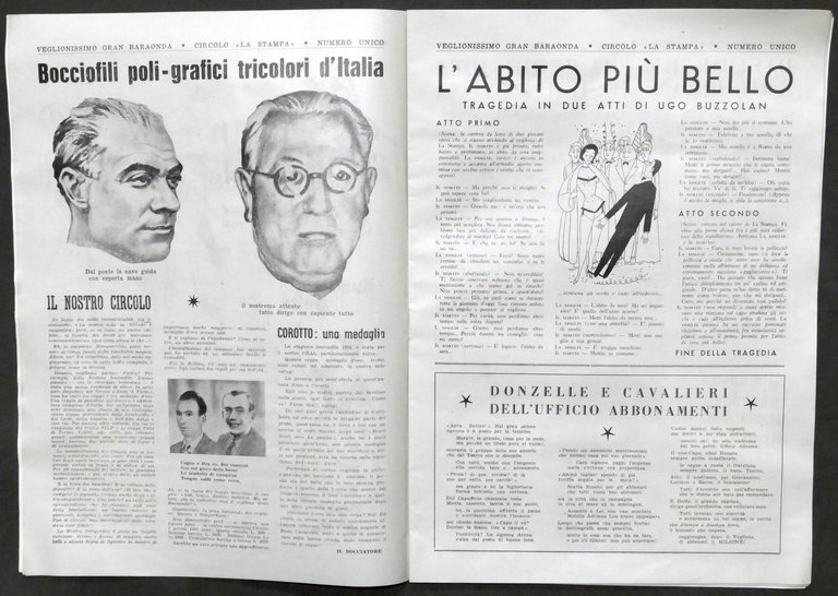 Circolo La Stampa - Torino - Veglionissimo Gran Baraonda 1955 …
