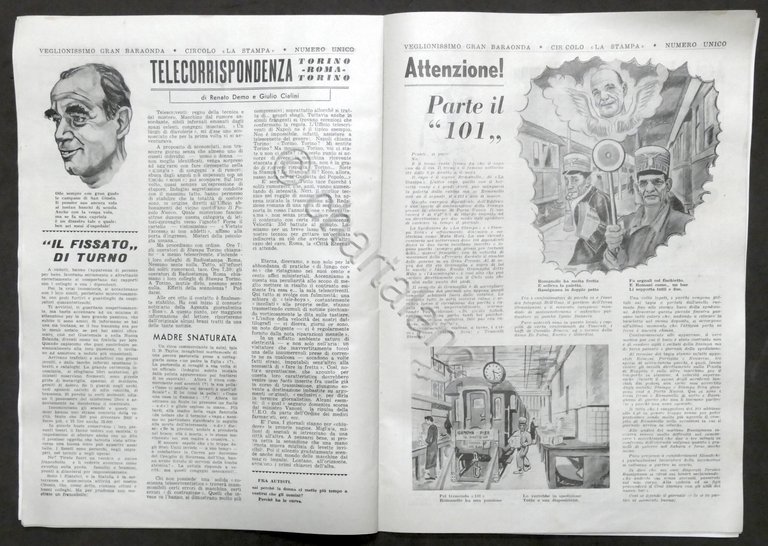 Circolo La Stampa - Torino - Veglionissimo Gran Baraonda 1955 …