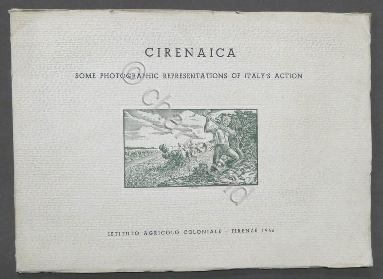 Cirenaica - Some photographic representations of Italy's action - 1946