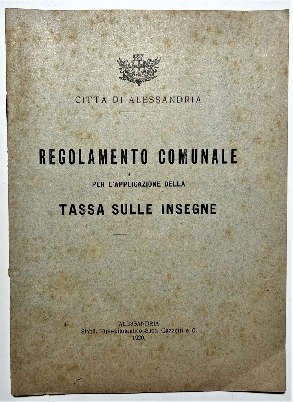 Città Alessandria - Regolamento Comunale per l'applicazione Tassa Insegne - …