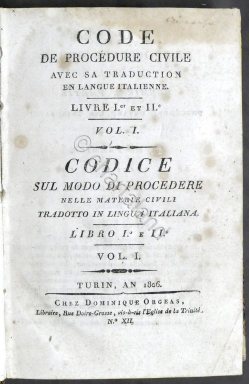 Code de procedure civile - Codice modo di procedere materie …