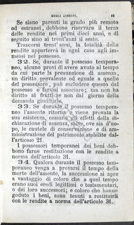 Codice Civile del Regno d'Italia con copioso indice alfabetico-analitico - …