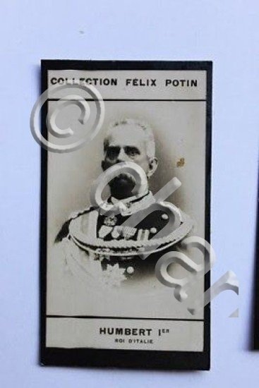 Collection Felix Potin 1908 - Humbert I Italie