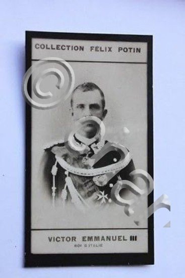 Collection Felix Potin 1908 - Victor Emmanuel III