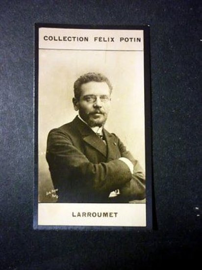 Collection Felix Potin Gustav Larroumet Letterato
