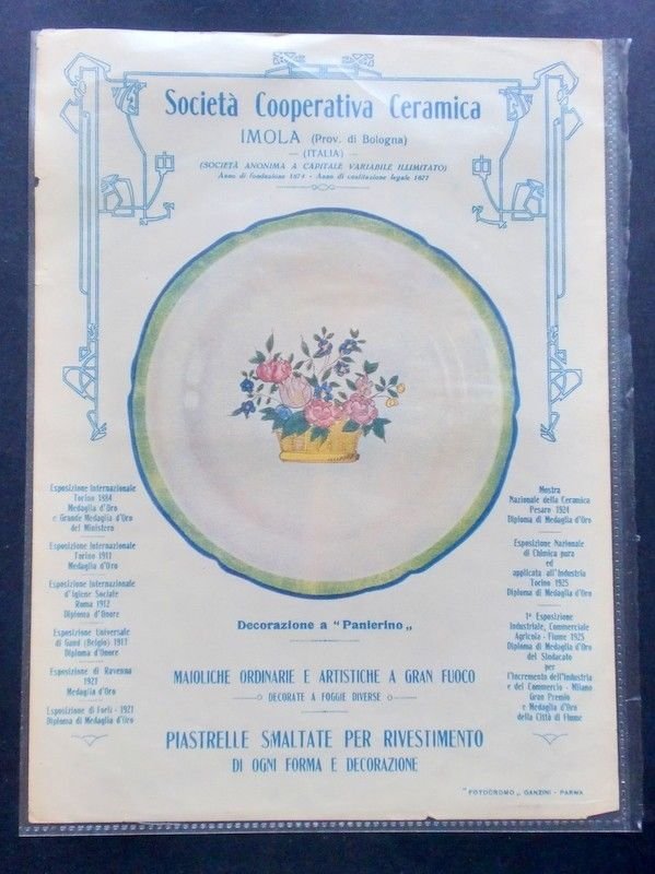 Collezionismo - Ceramica Pubblicità - Decorazione a mano 2 | Immagine principale