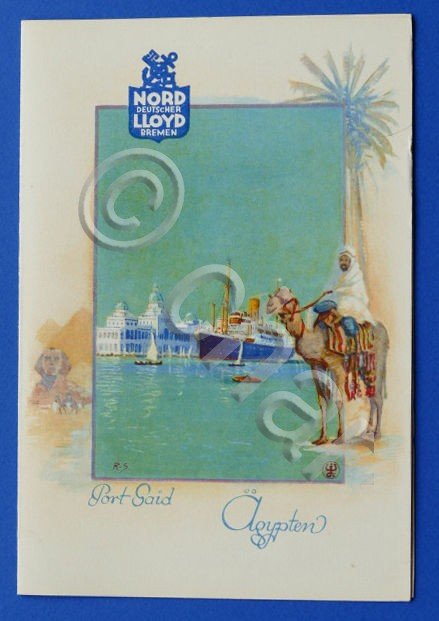 Collezionismo - Menu Nave Nord LLoyd - 11 marzo 1933 | Immagine principale