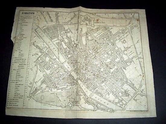 Collezionismo - Pianta della Città di Firenze - 1910 ca … | Immagine principale