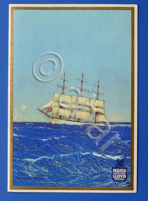 Collezionismo Menu Cena Nave Nord LLoyd - 7 marzo 1933