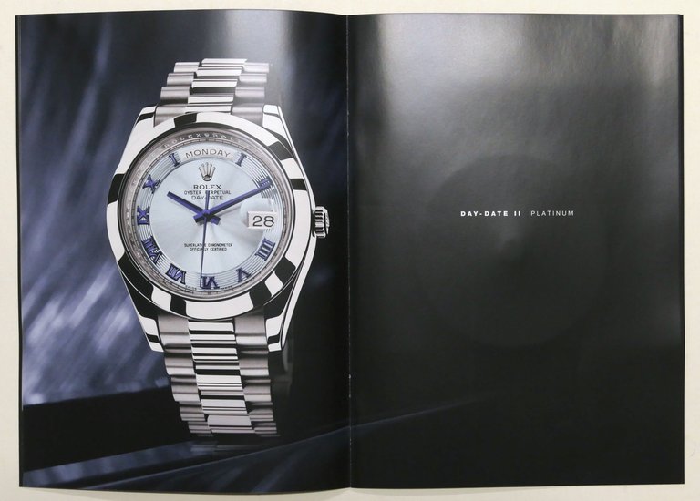 Collezionismo Orologeria - Brochure orologi Rolex Oyster Perpetual Day-Date II