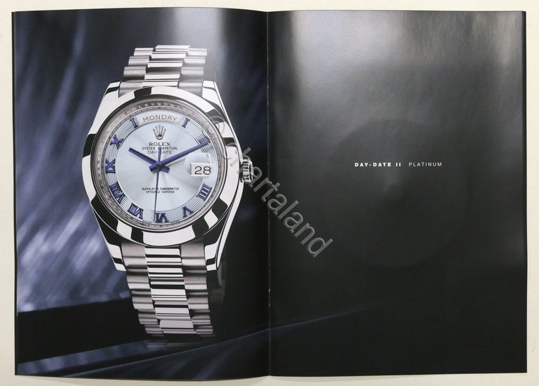 Collezionismo Orologeria - Brochure orologi Rolex Oyster Perpetual Day-Date II