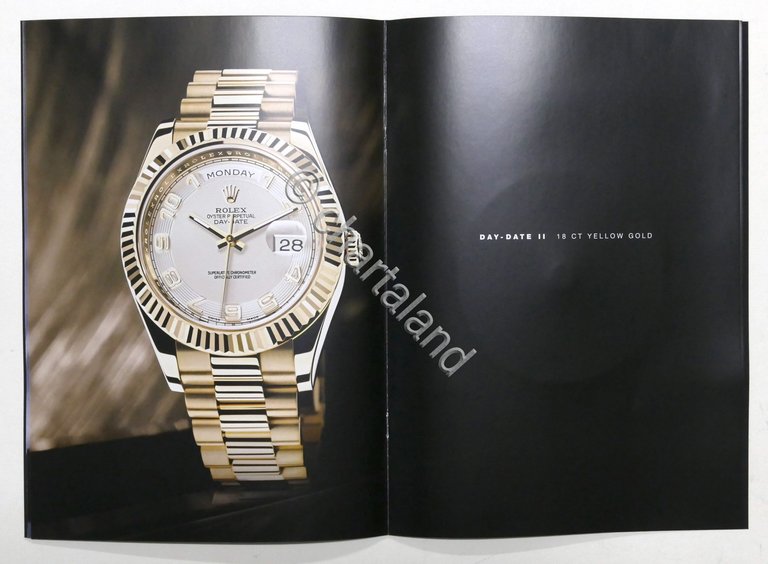 Collezionismo Orologeria - Brochure orologi Rolex Oyster Perpetual Day-Date II