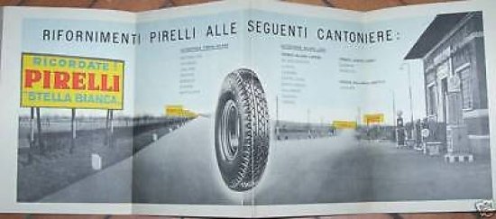 Collezionismo Pubblicità * Pneumatici Pirelli * 1937 | Immagine principale
