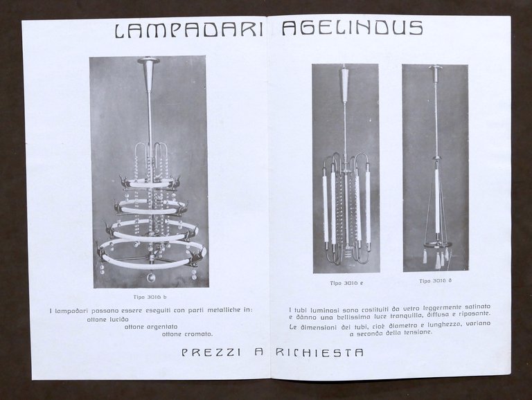 Collezionismo pubblicitario - Brochure Siemens Lampadari Angelindus anni '60 | Immagine Gallery 3