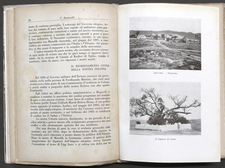 Colonialismo - V. Battistelli - Africa Italiana - 1^ ed. …