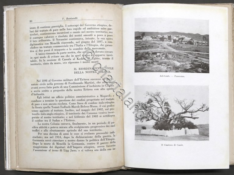 Colonialismo - V. Battistelli - Africa Italiana - 1^ ed. …