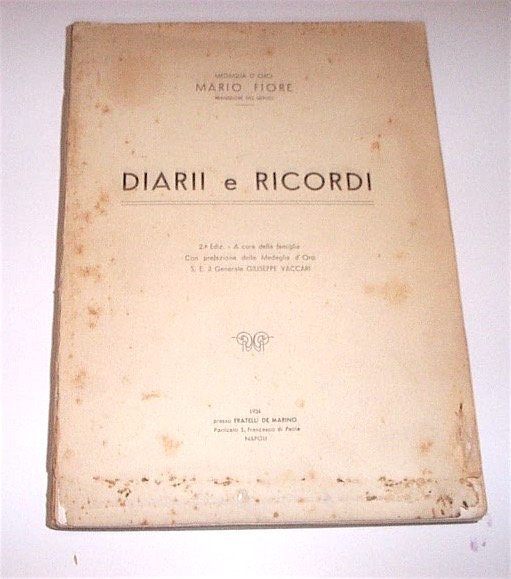 Colonialismo Africa Eritrea - Fiore Diarii e ricordi  - ed. 1934