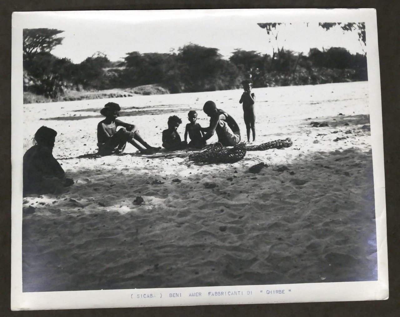 Colonialismo Eritrea - Fotografia popolazione Beni-Amer - Sicaba - anni …