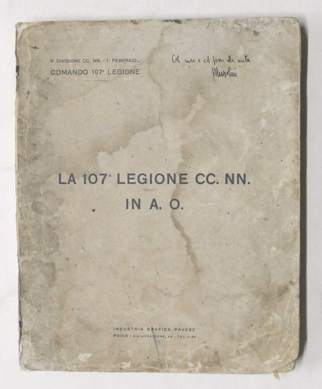 Comando 107^ Legione - La 107^ Legione CC. NN. in … | Immagine Gallery 2