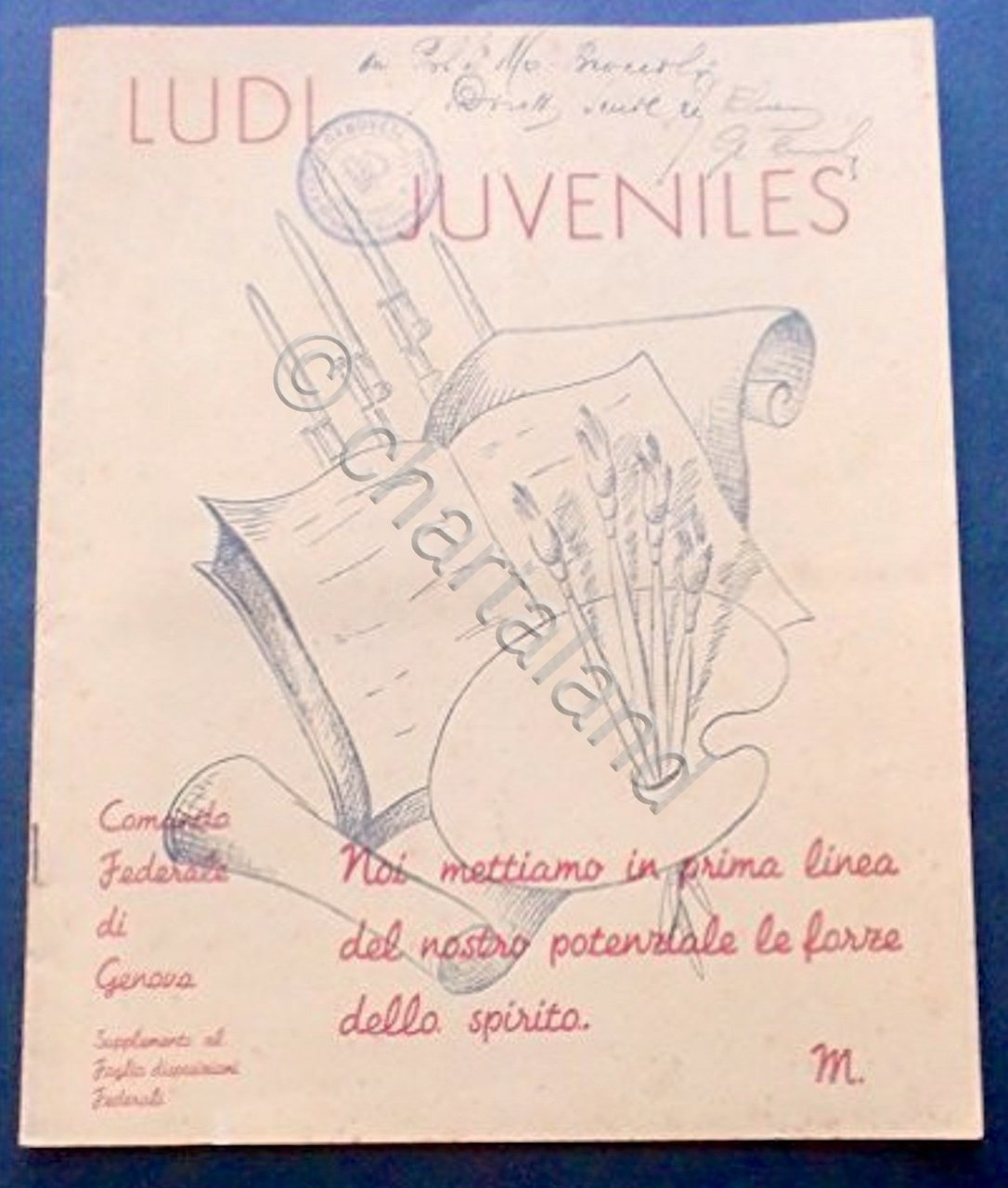 Comando Federale di Genova - Ludi Juveniles - 1941