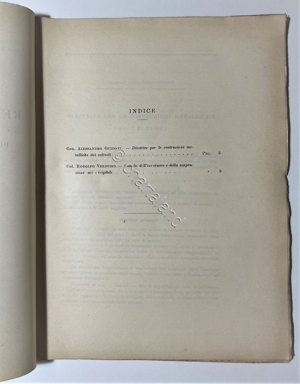 Commissariato Aeronautica - Rendiconti Tecnici N. 1 - 15 Marzo …