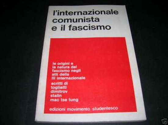 Comunismo Internazionale Fascismo 1973 mov. studentesco