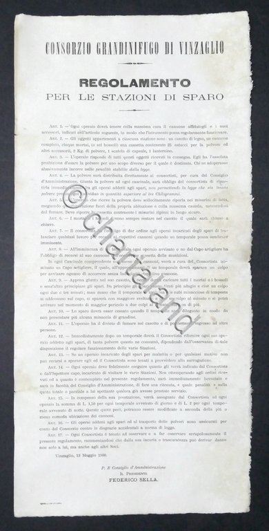 Consorzio Grandinifugo di Vinzaglio Regolamento per le stazioni di sparo …