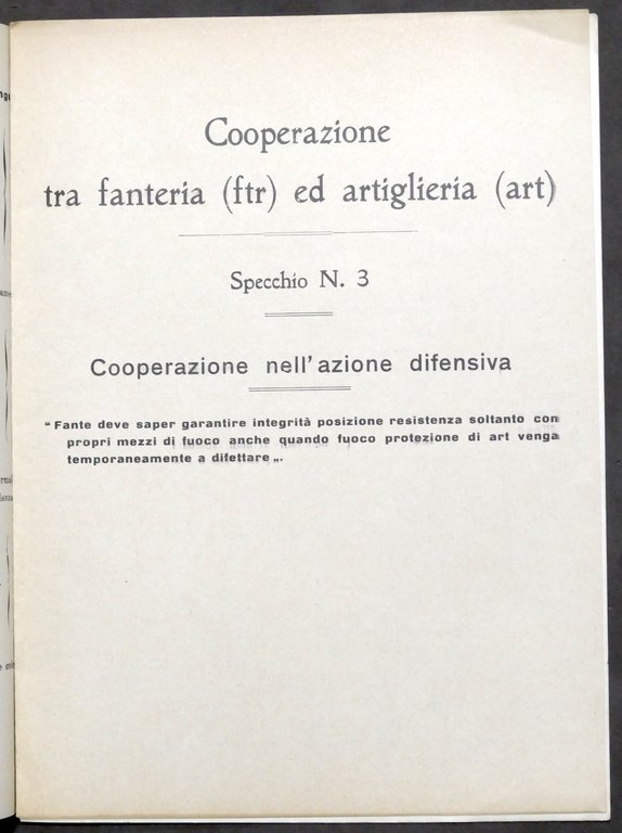 Cooperazione tra Fanteria e Artiglieria - anni '50