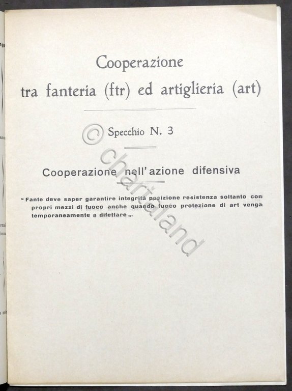 Cooperazione tra Fanteria e Artiglieria - anni '50