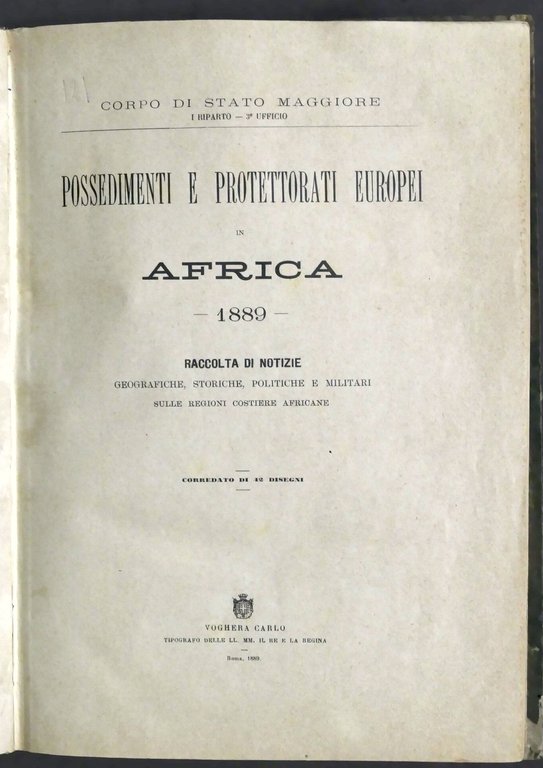 Corpo Stato Maggiore - Possedimenti e Protettorati Europei in Africa … | Immagine Gallery 1