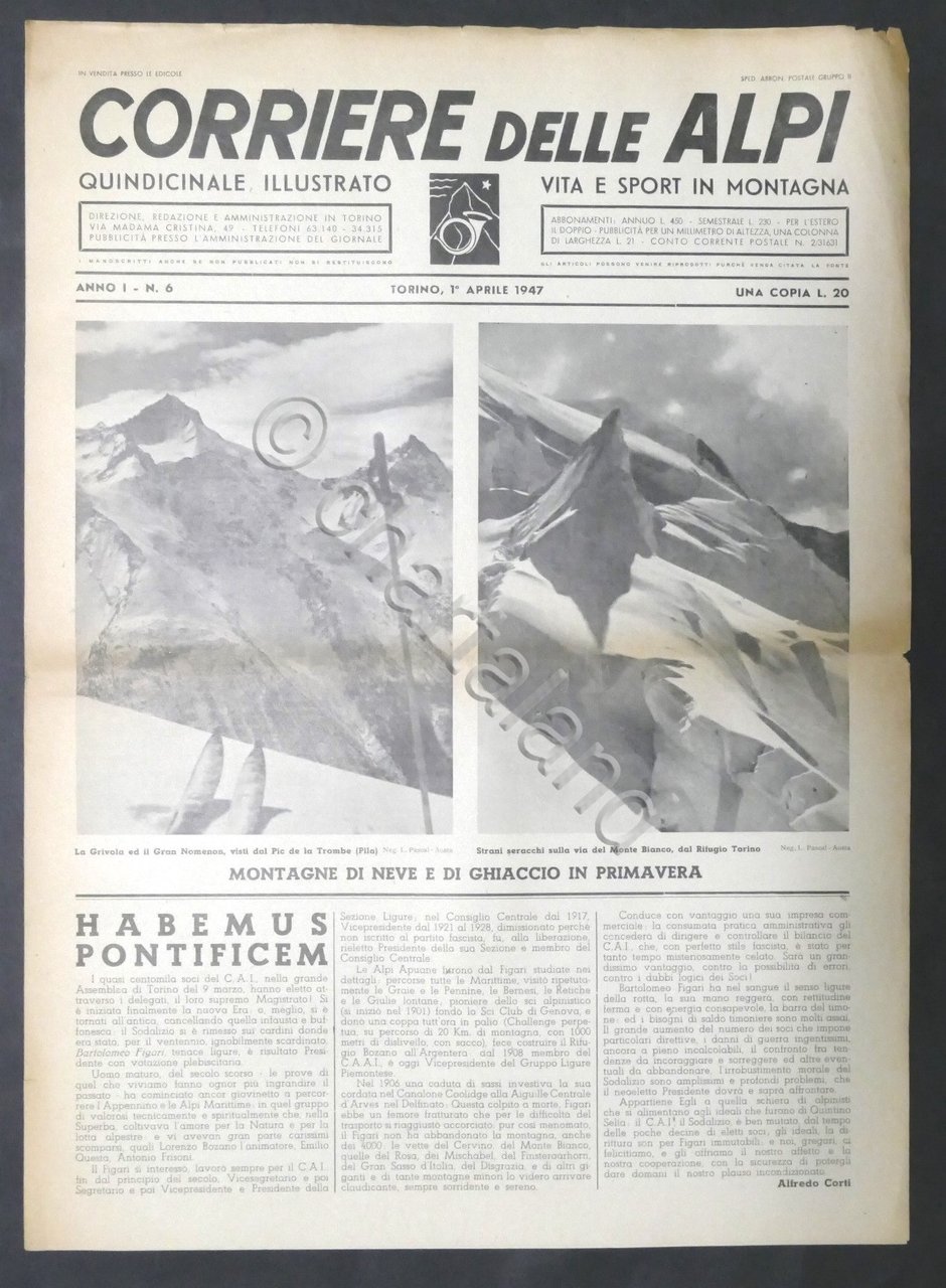 Corriere delle Alpi - Anno I - N. 6 - …