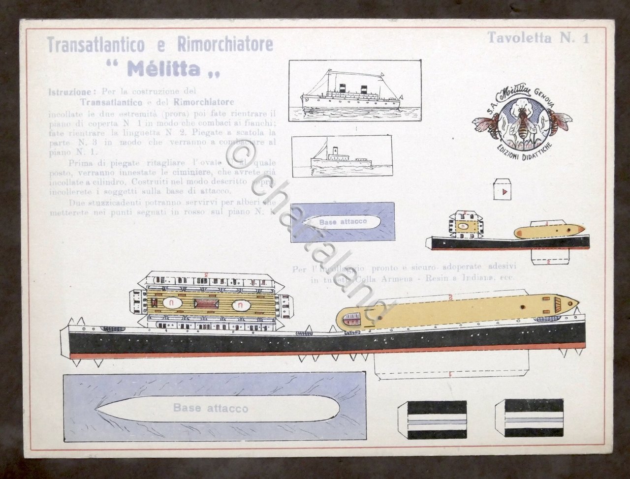 Costruzioni carta - Modellismo Navale - Transatlantico e rimorchiatore - …