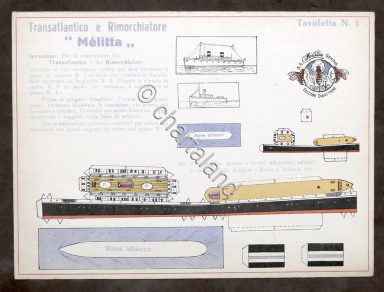 Costruzioni carta - Modellismo Navale - Transatlantico e rimorchiatore - …