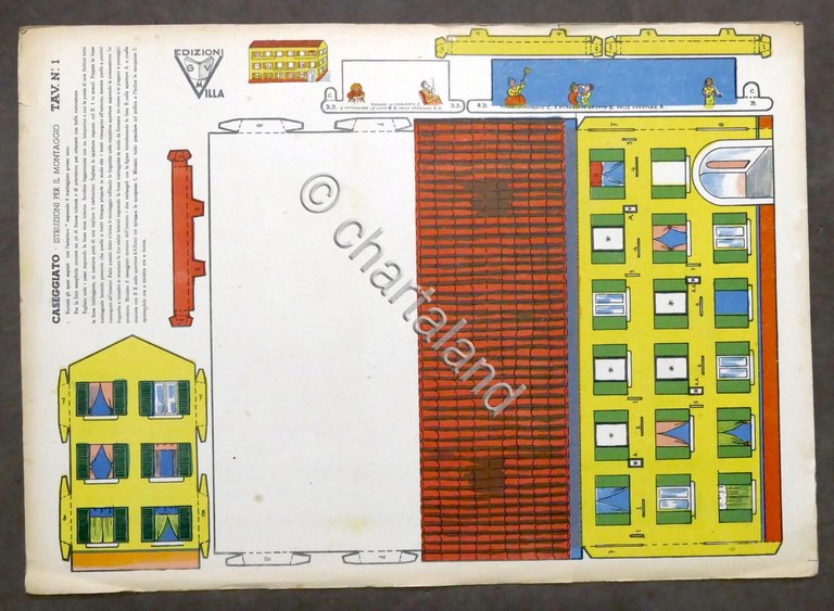 Costruzioni carta da ritagliare - Caseggiato - Edizioni Villa - …