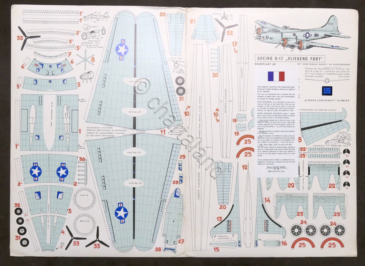 Costruzioni carta da ritagliare - Modellismo Aereo - Boeing B-17 …