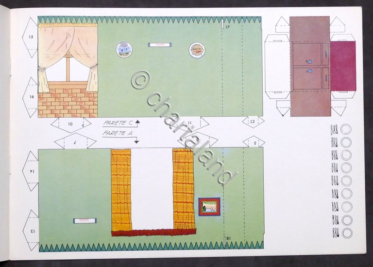 Costruzioni carta da ritagliare Albo N. 22 - Il Tinello …