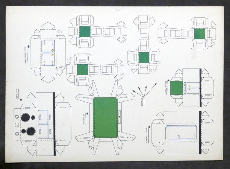 Costruzioni carta da ritagliare Albo N. 23 - La Cucina …