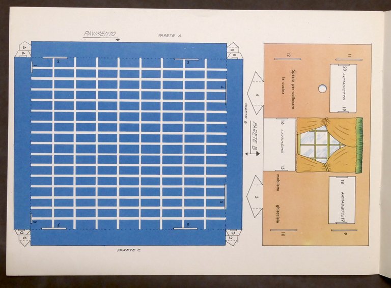 Costruzioni carta da ritagliare Albo N. 23 - La Cucina …