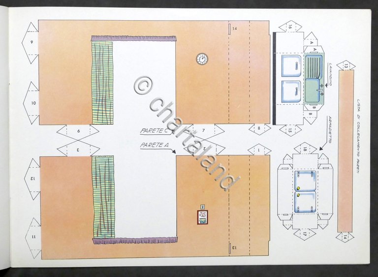 Costruzioni carta da ritagliare Albo N. 23 - La Cucina …
