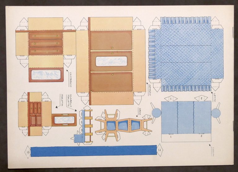 Costruzioni carta da ritagliare Albo N. 24 - La Camera …